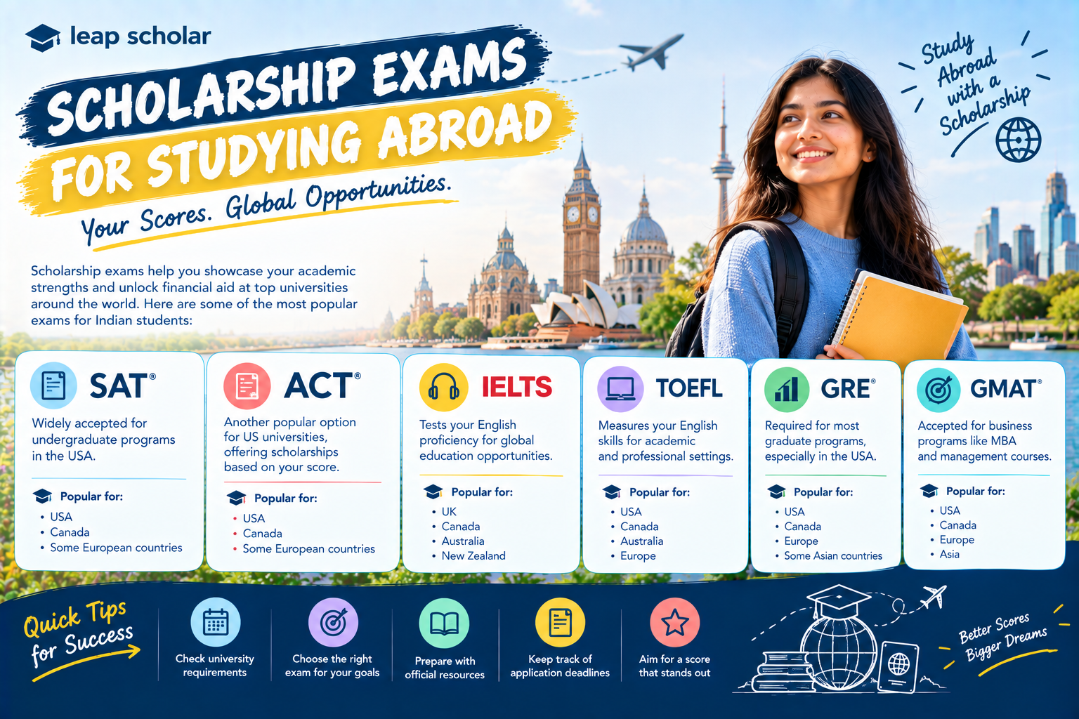 Top Study Abroad Scholarships Open in September 2026