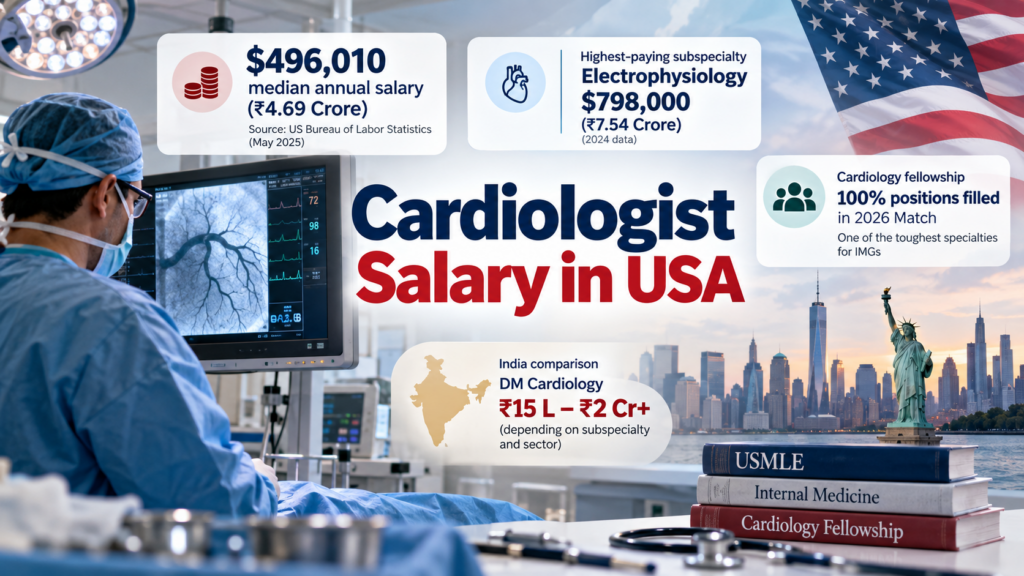 Cardiologist Salary in USA