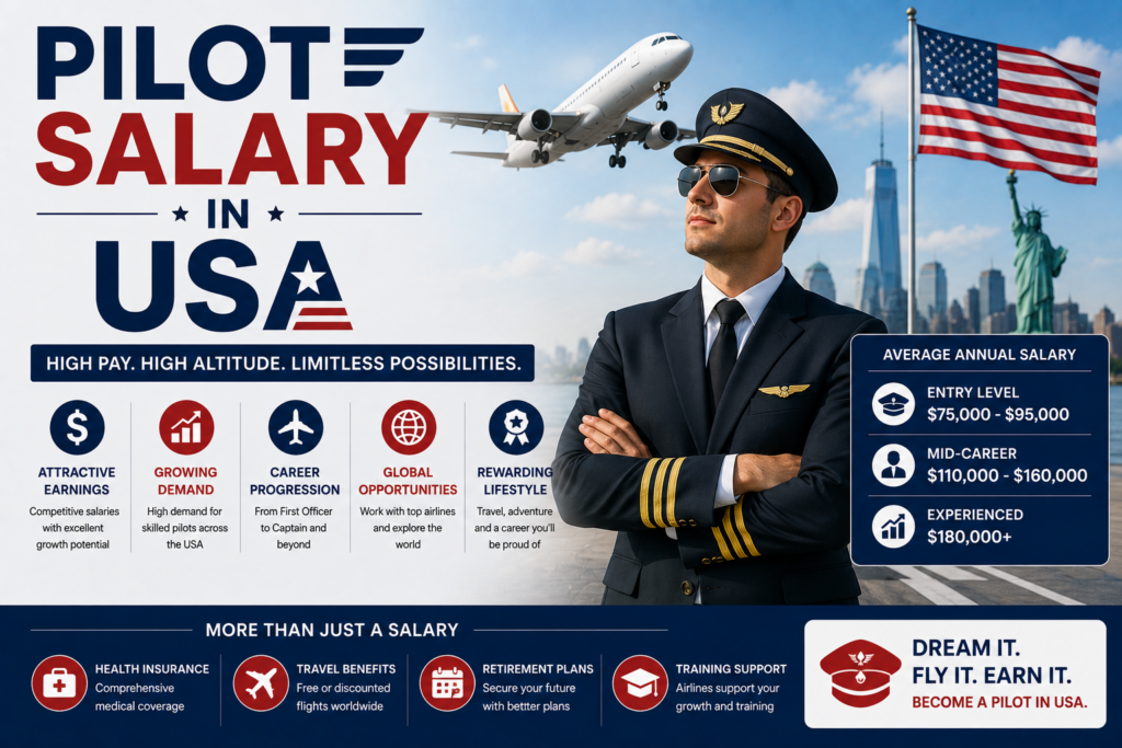 Pilot Salary in USA