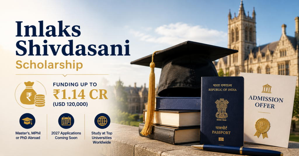 Inlaks Shivdasani Scholarship