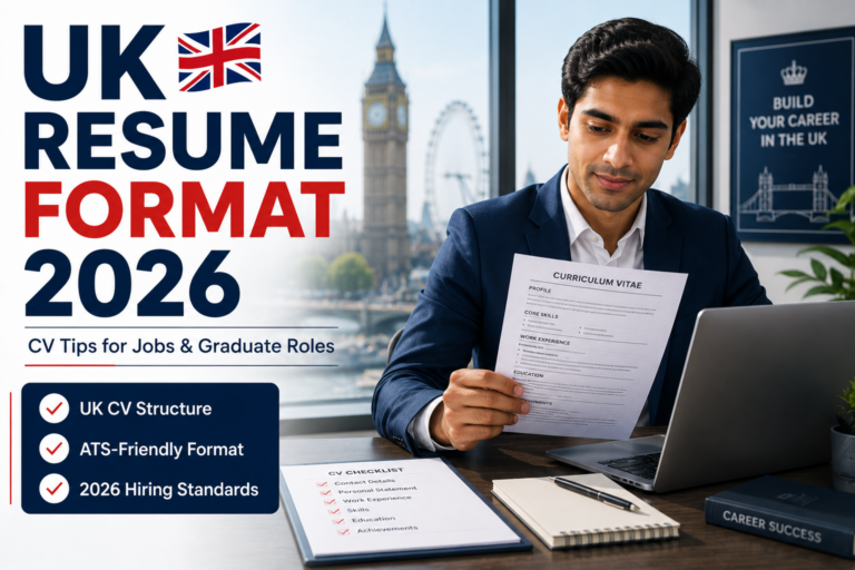 UK resume format