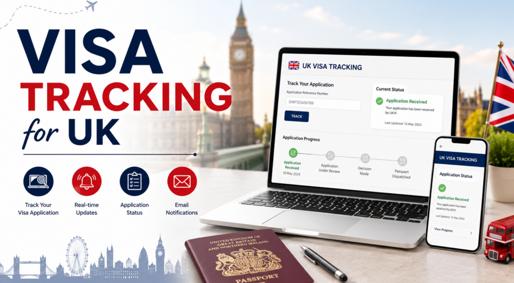 Visa tracking for UK