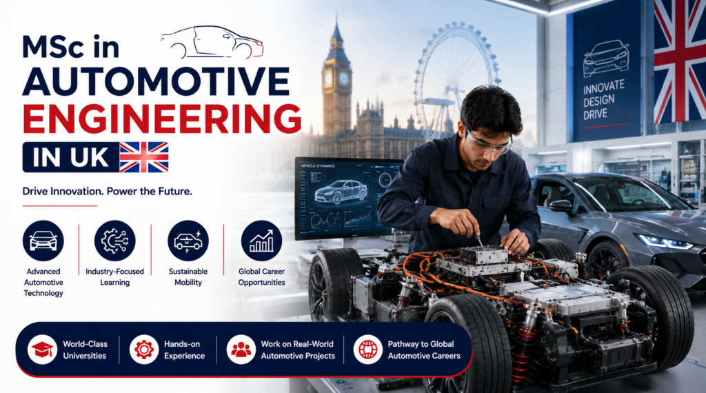 MSc in Automotive Engineering in UK