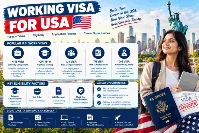 Working visa for USA