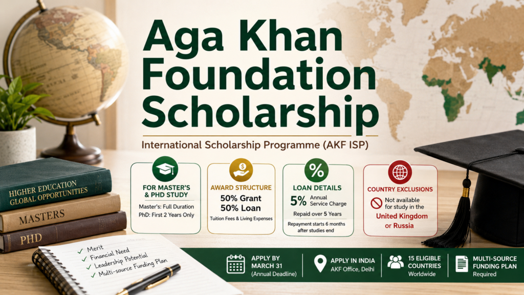 Aga Khan Foundation Scholarship
