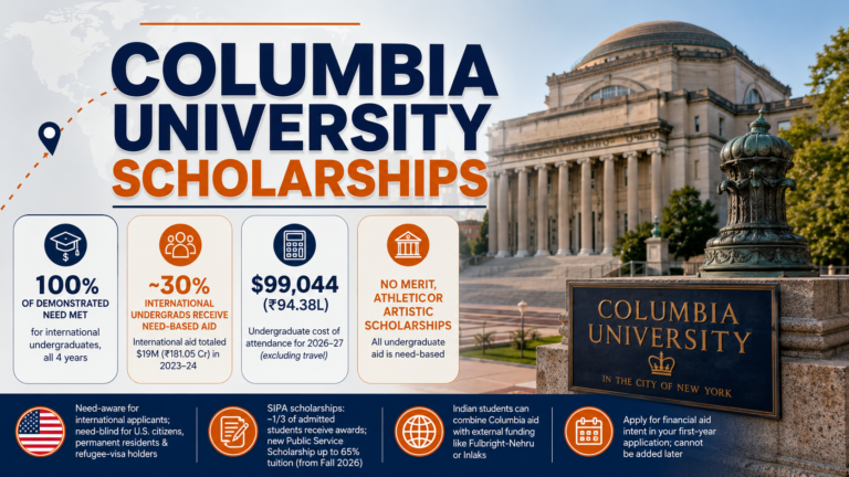 Columbia University Scholarships