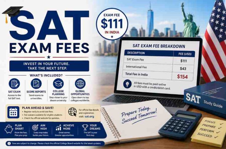 SAT exam fees