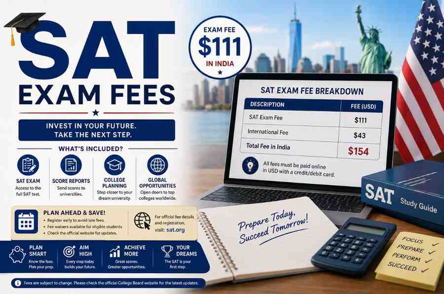 SAT exam fees