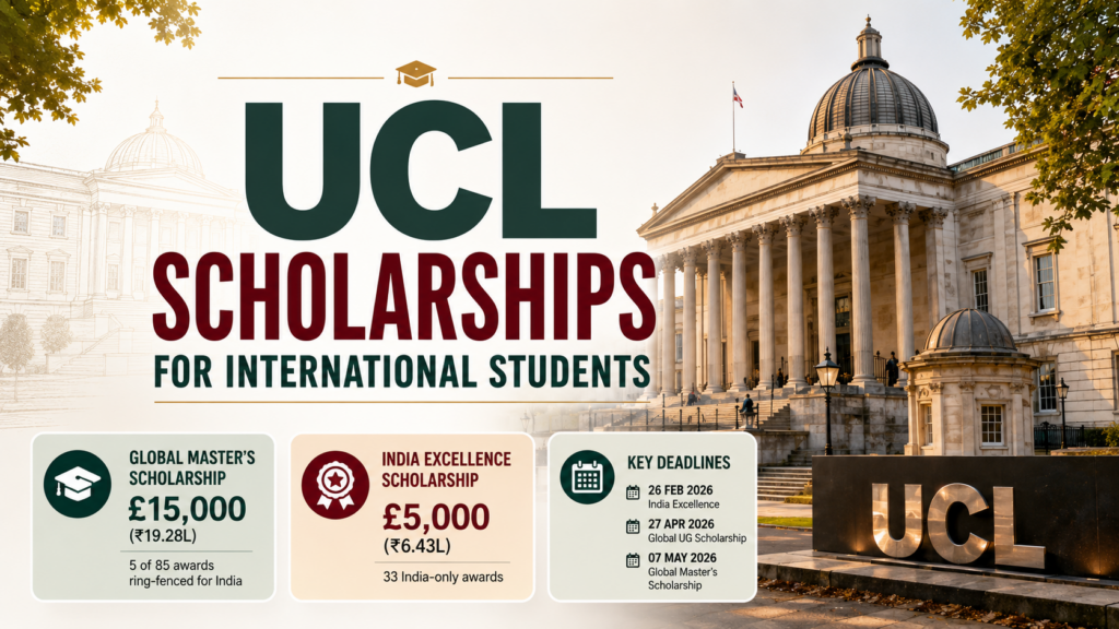 UCL Scholarships for International Students