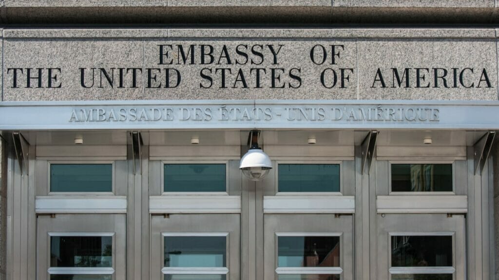 embassy of us in india