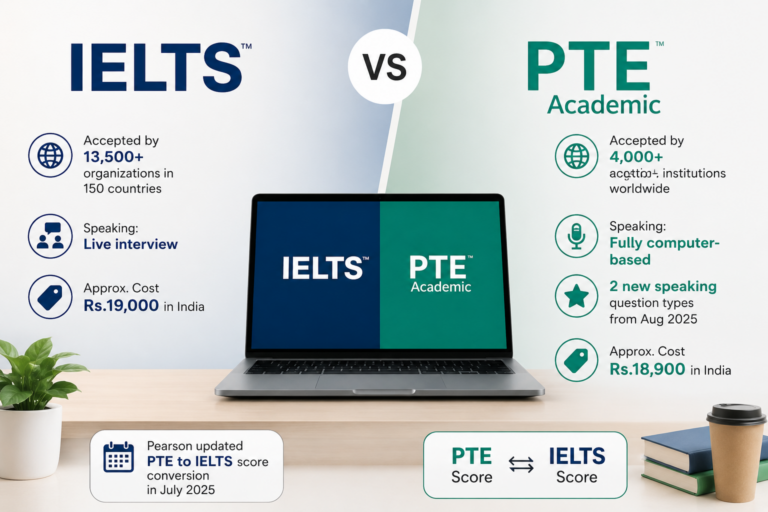 IELTS vs PTE