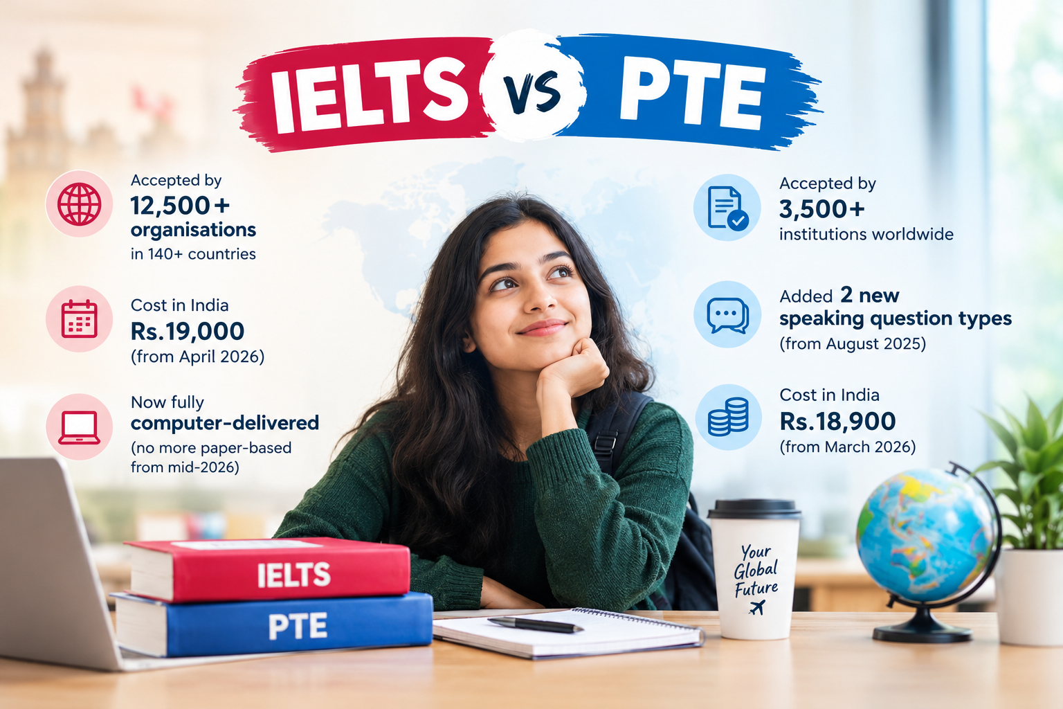 IELTS vs PTE
