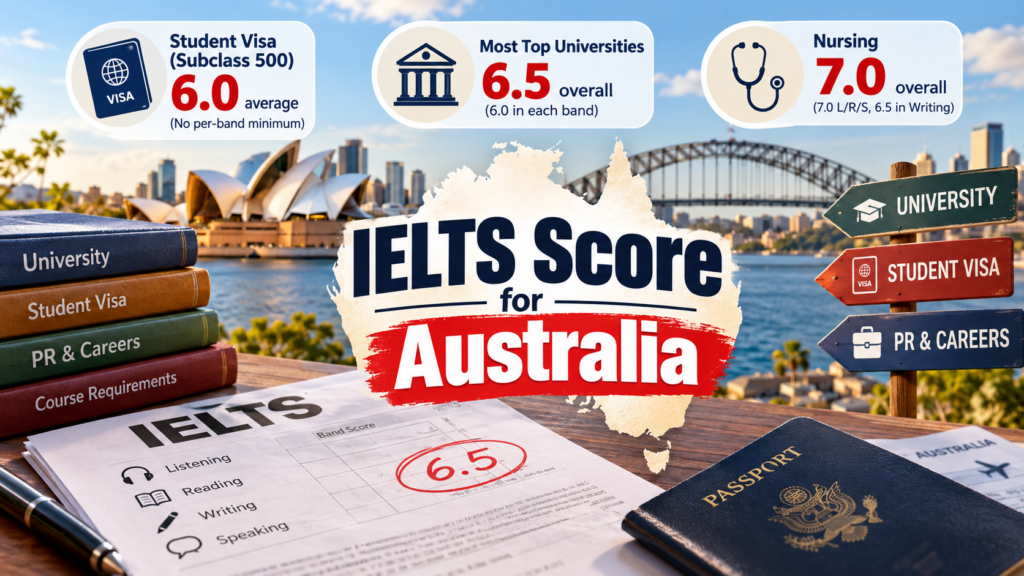 IELTS Score for Australia