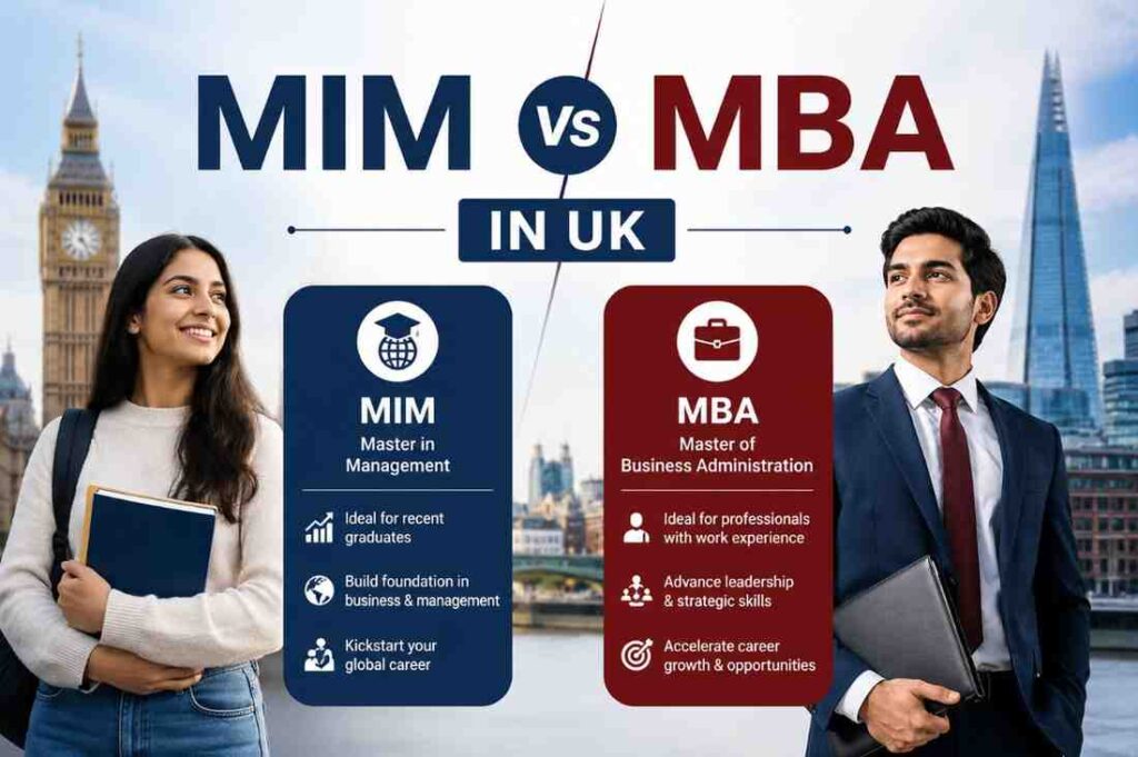 MIM vs MBA in UK