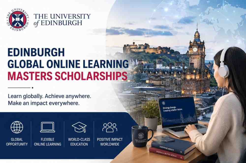 Edinburgh Global Online Learning Masters Scholarships