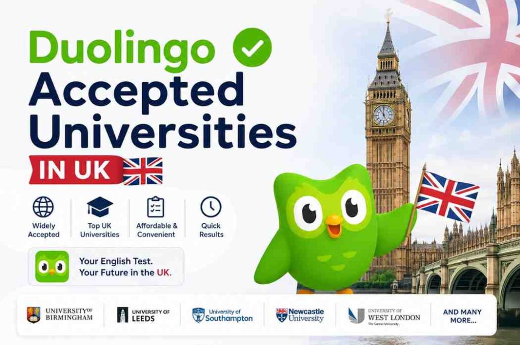 Duolingo Accepted Universities in UK