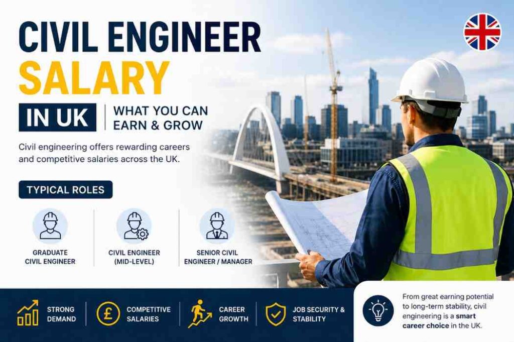 Civil engineer salary in UK