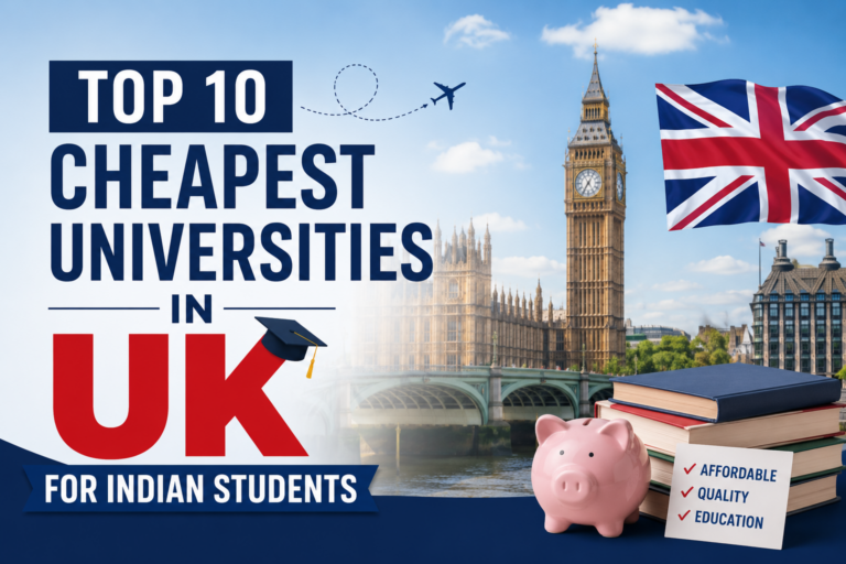 Top 10 Cheapest Universities in UK for Indian Students