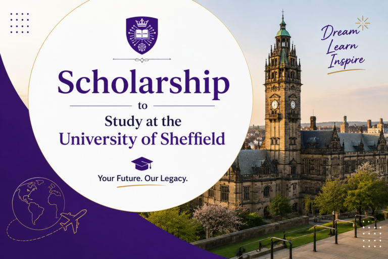 Scholarship to Study at the University of Sheffield