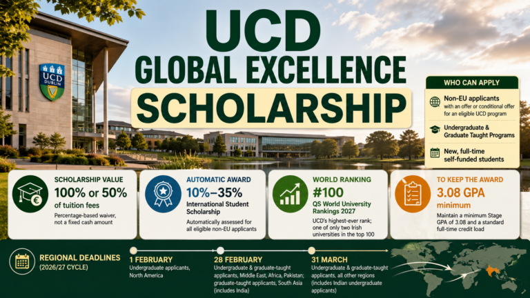 UCD Global Excellence Scholarship
