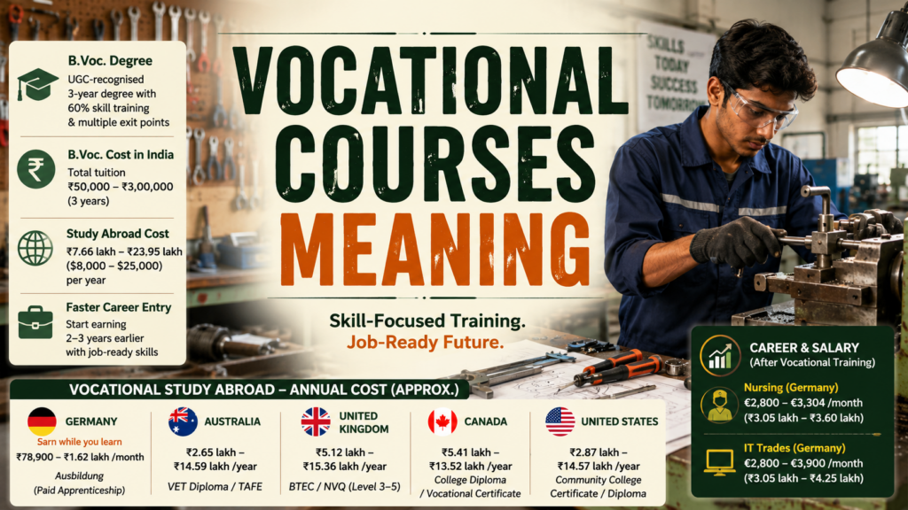 Vocational Courses Meaning