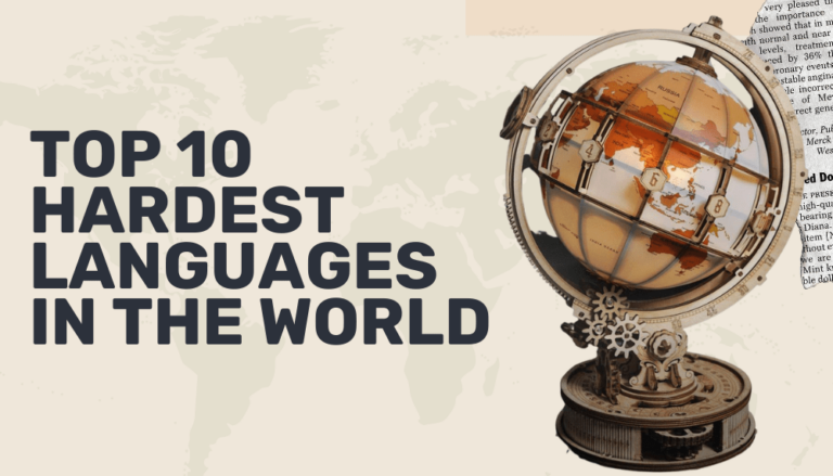 Top 10 Hardest Languages in the World