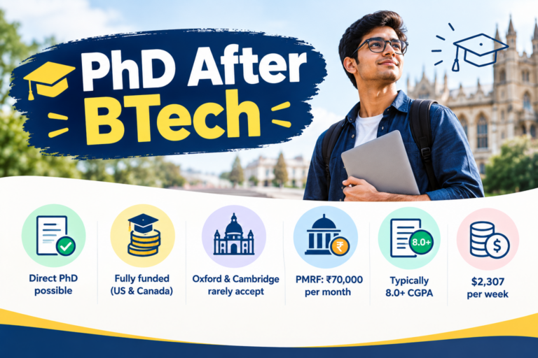 PhD After BTech