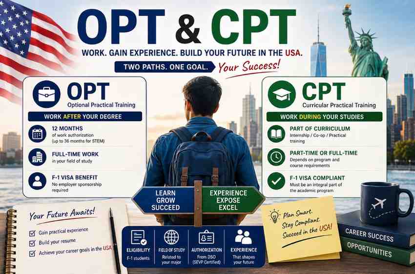 OPT and CPT