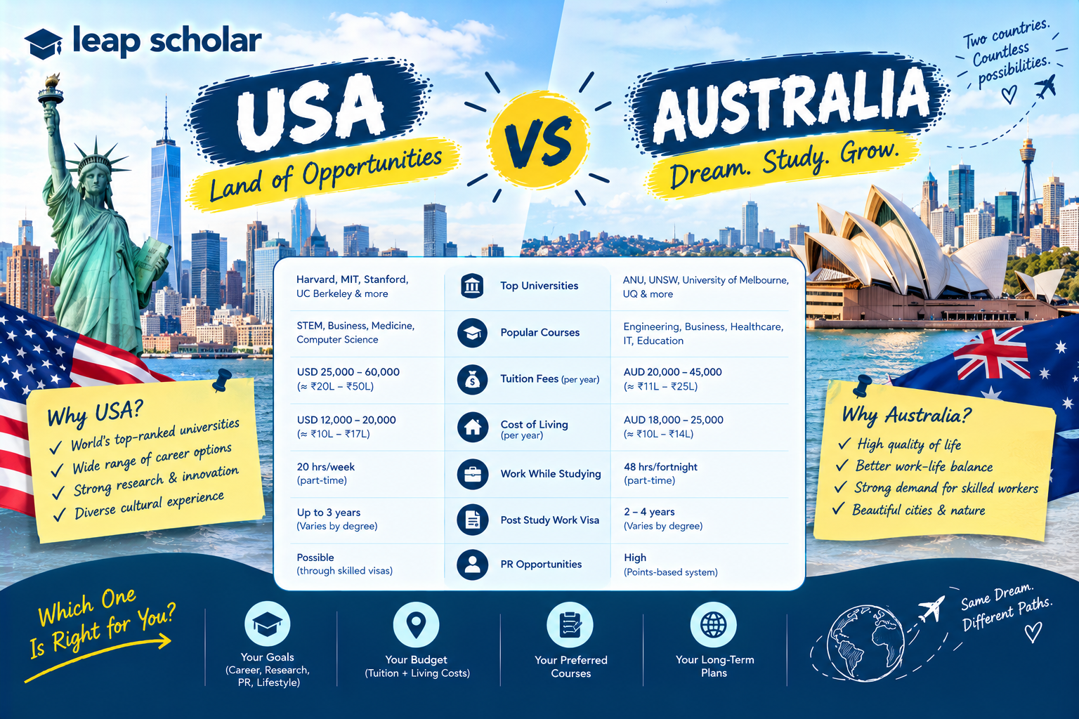 USA vs Australia