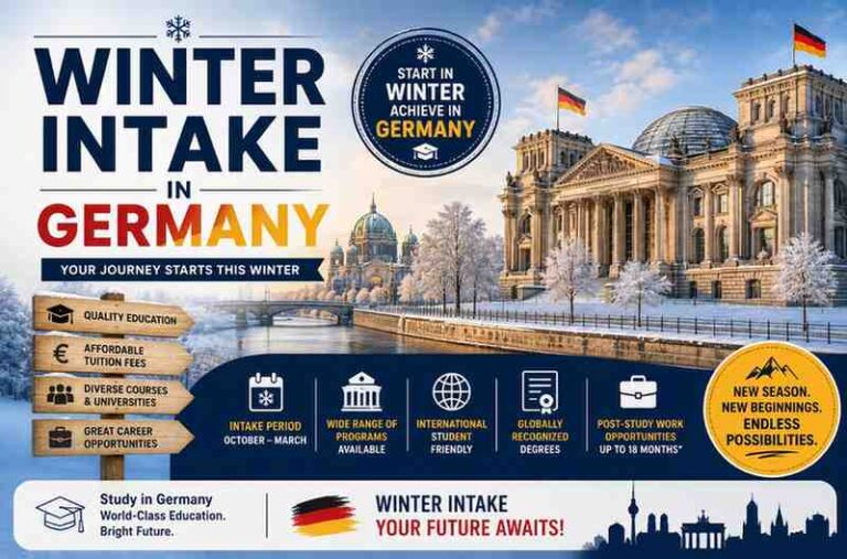 Winter intake in Germany