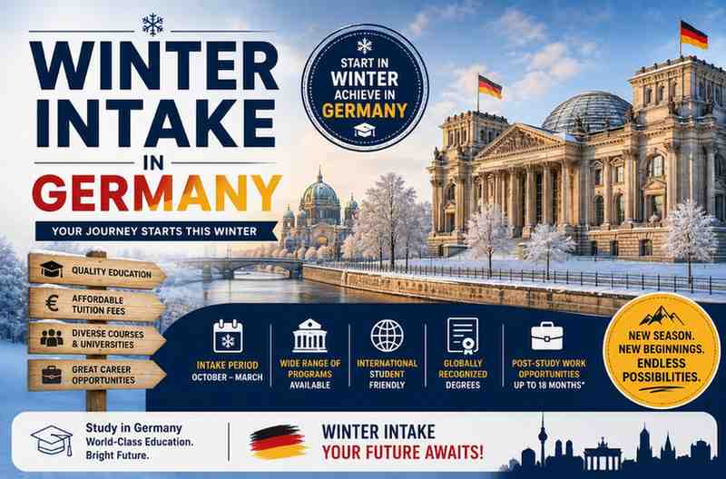 Winter intake in Germany