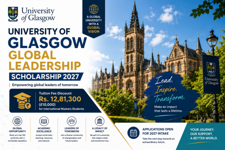 University of Glasgow Global Leadership Scholarship