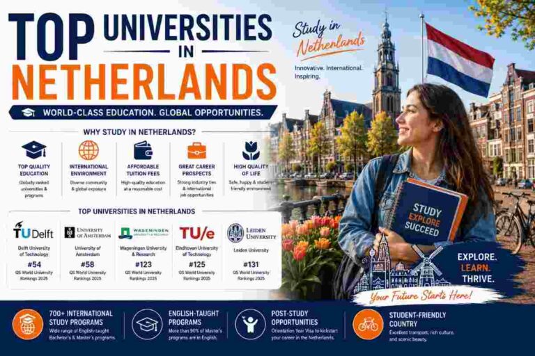 top universities in netherlands