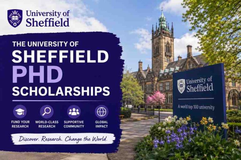 the University of Sheffield PhD Scholarships