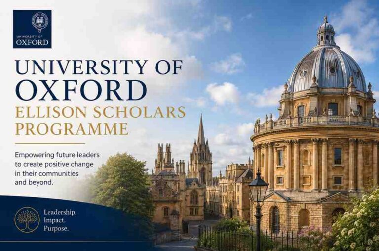 University of Oxford Ellison Scholars Programme