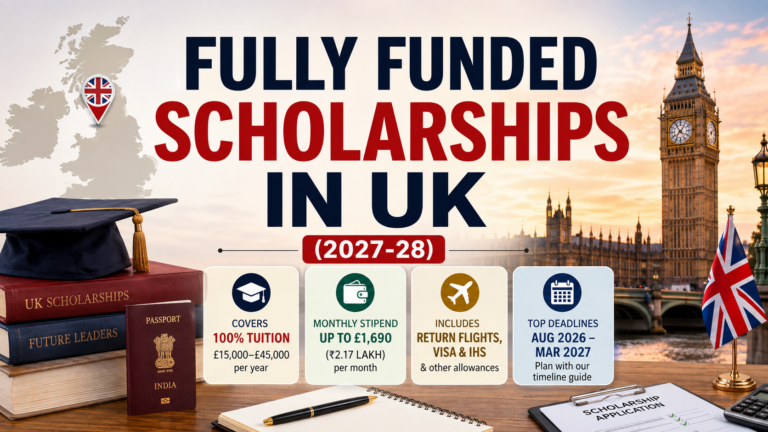 Fully Funded Scholarships in UK