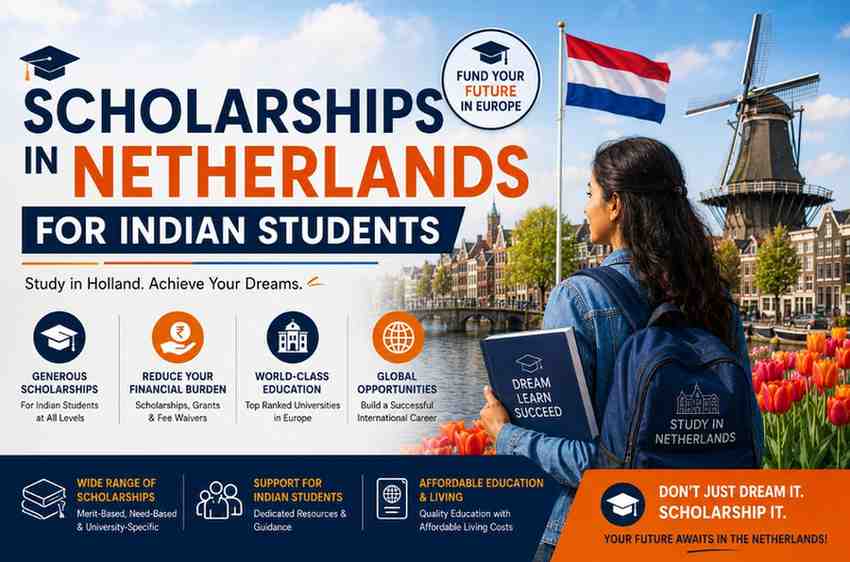 scholarships in Netherlands for indian students