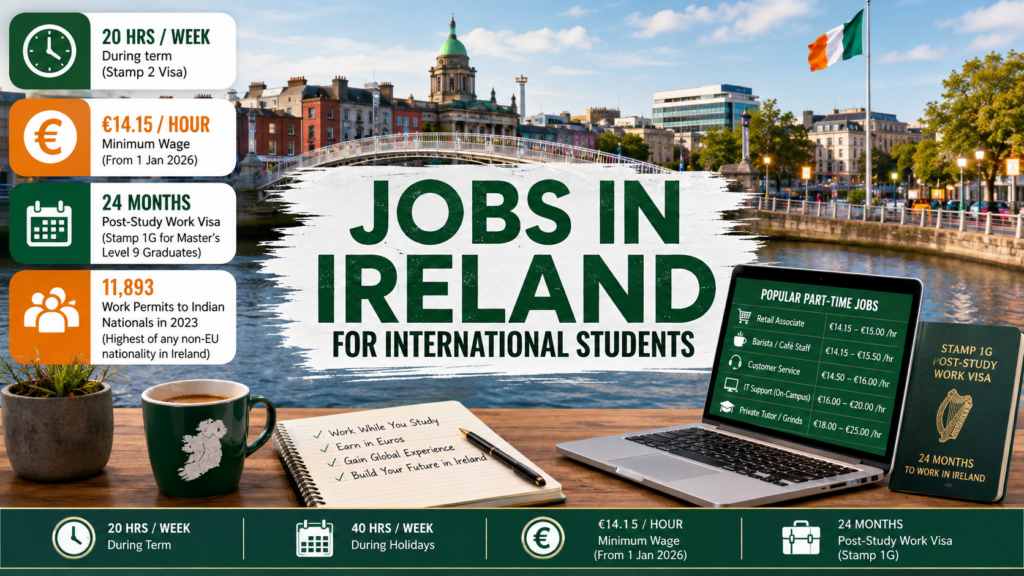 Jobs in Ireland for International Students