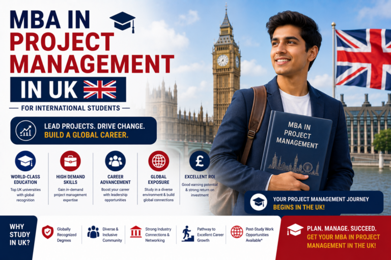 MBA in Project Management in UK for International Students
