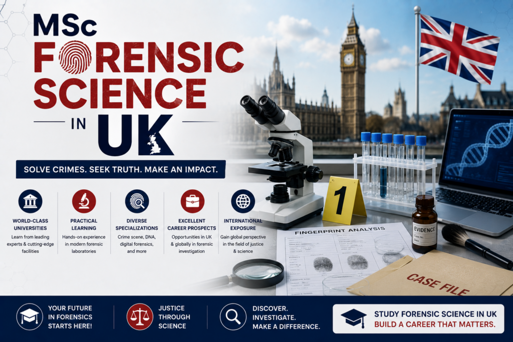 MSc Forensic Science in UK