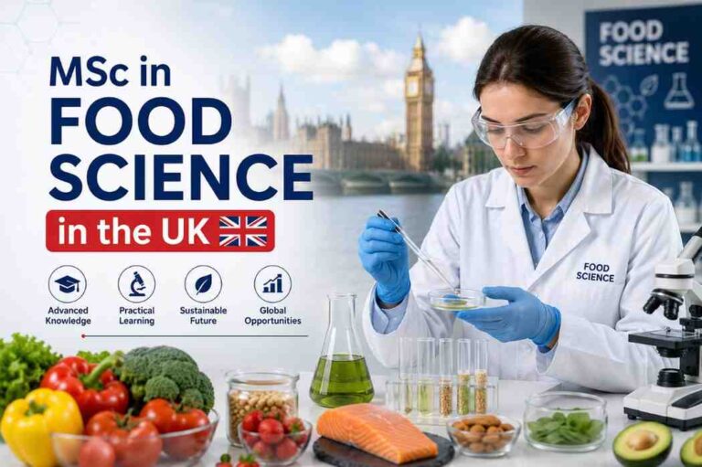 MSc in Food Science in UK