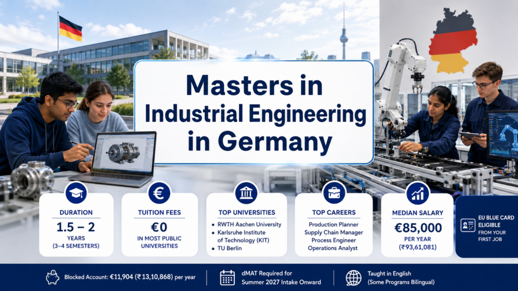 Masters in Industrial Engineering in Germany