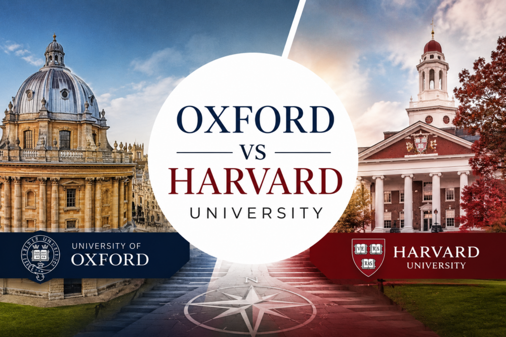 Oxford vs Harvard University