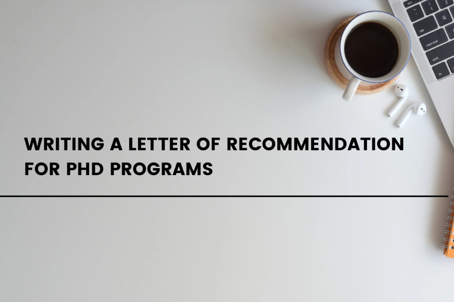 letter of recommendation for phd