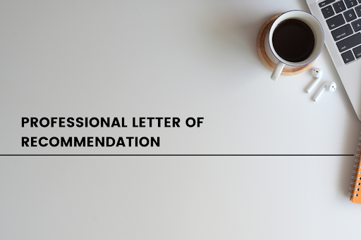 professional letter of recommendation