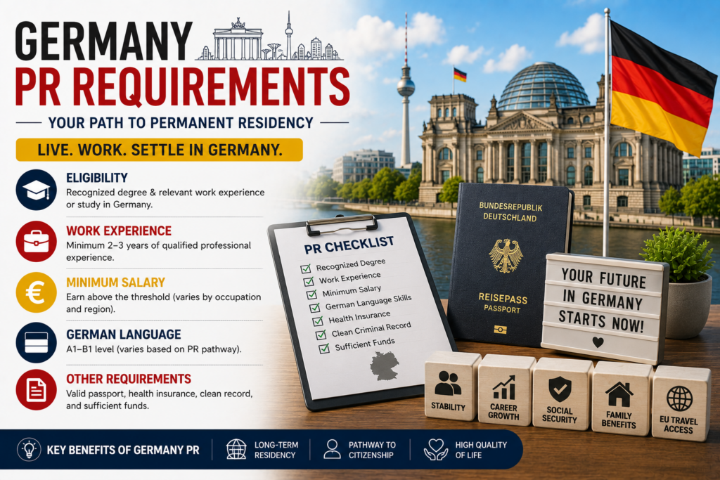 Germany PR Requirements 2026: Eligibility, Documents & Process for Indian Students