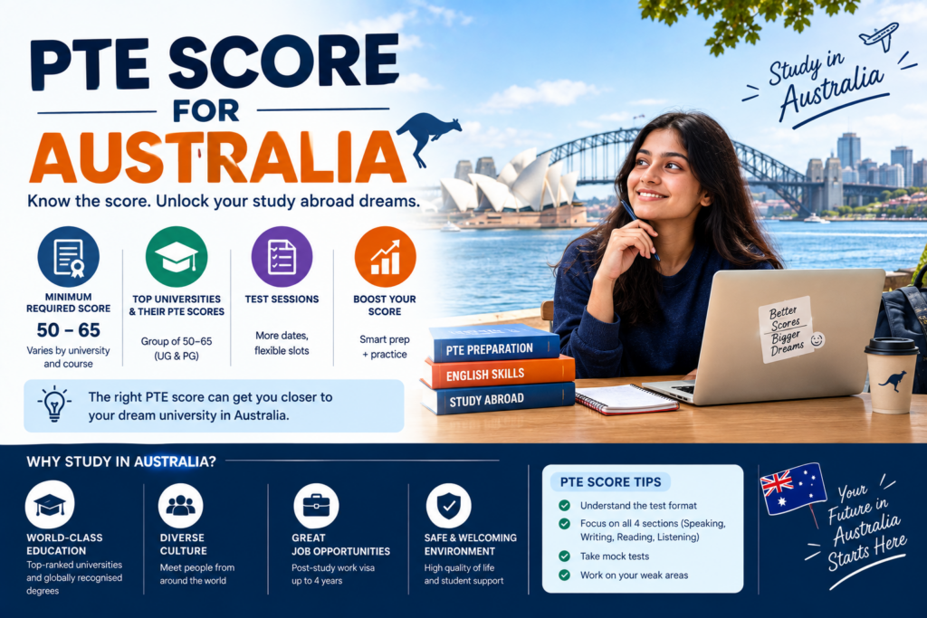 PTE Score for Australia