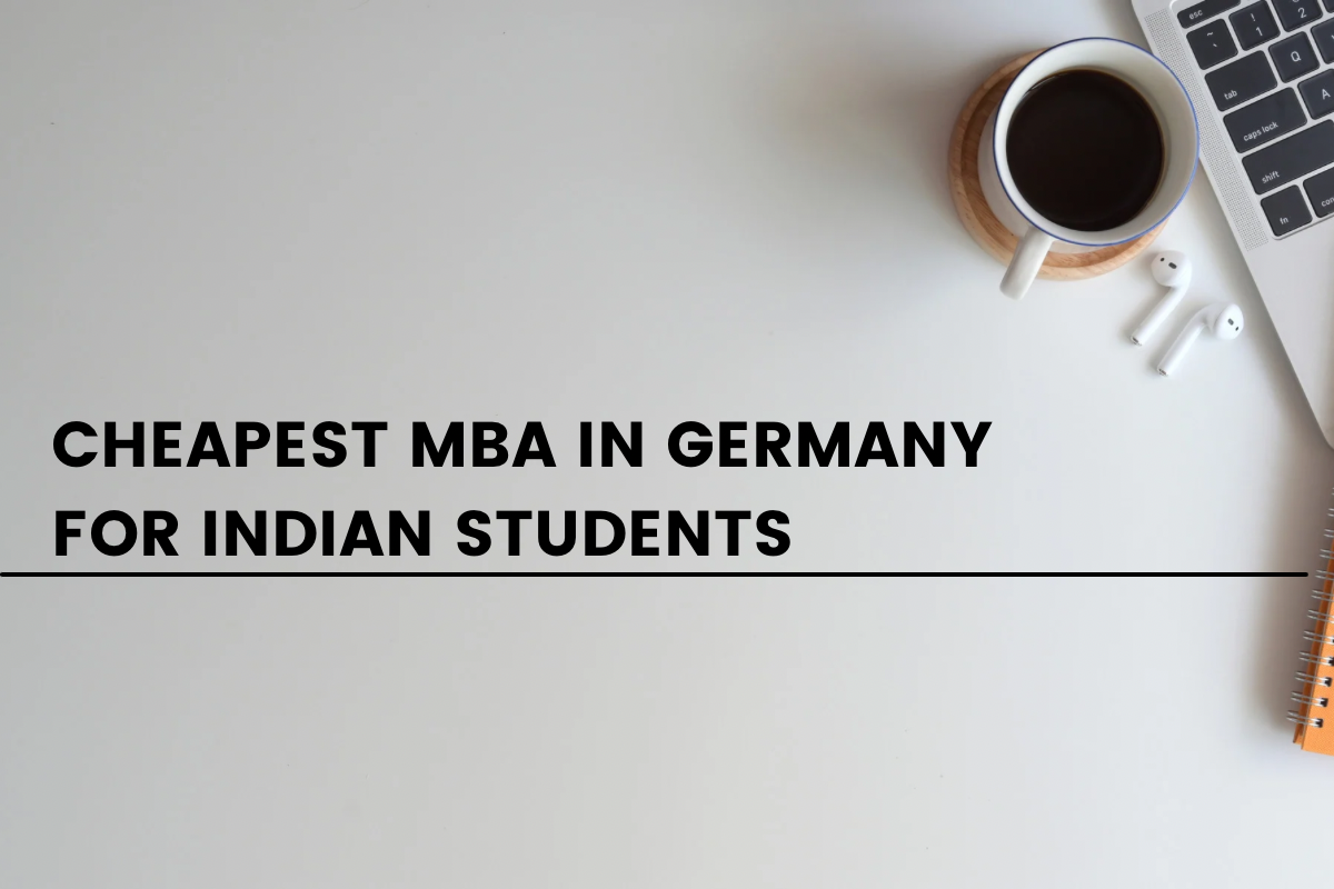 cheapest MBA in Germany for Indian Students