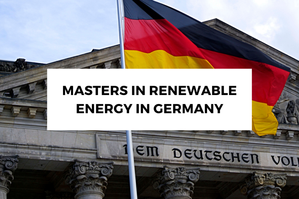 Masters in Renewable Energy in Germany