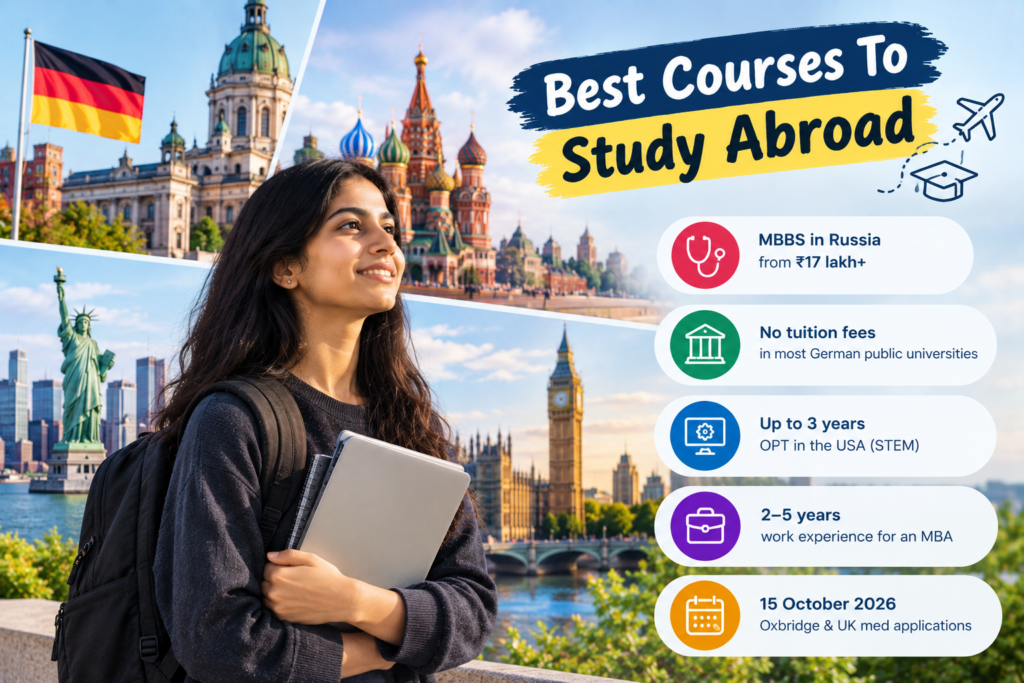 Best Courses To Study Abroad